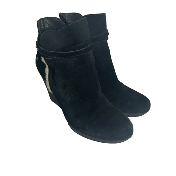 Ugg Alexandria Wedge Boot Women's Ankle Bootie Size 9.5 Lined - Picture 3 of 11